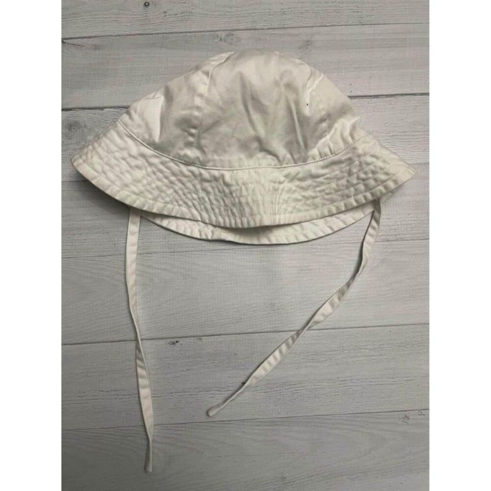 Infant Bella Bliss White Sun Hat Size Medium